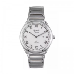 Alexandre Christie AC 8538 Silver White Man MDBSSSL Sapphire